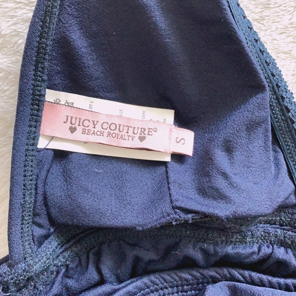 NWT Juicy Couture Ruffles Halter Takini Set